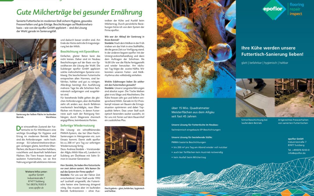 Case Study Sanierung Futtertische Sulzberg 2021