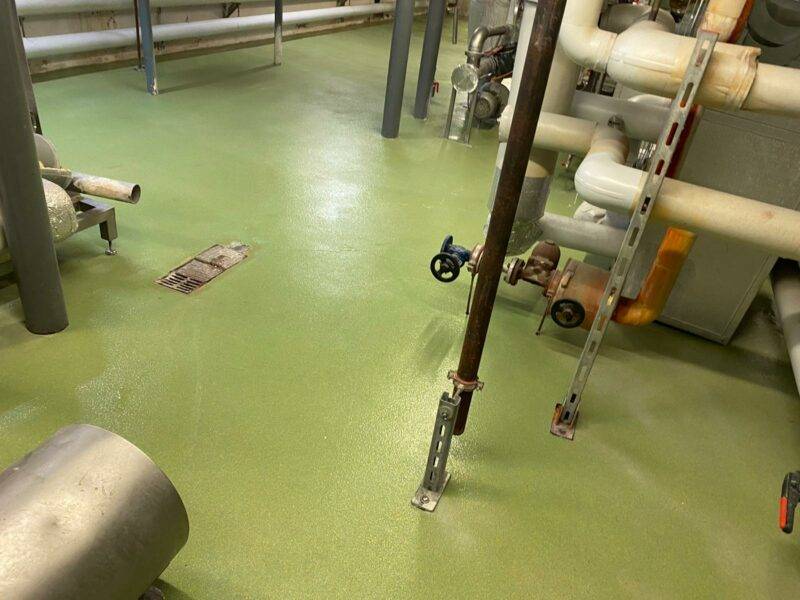 Keller flooring bei der Allgäu Milch in Kimratshofen durch epoflor